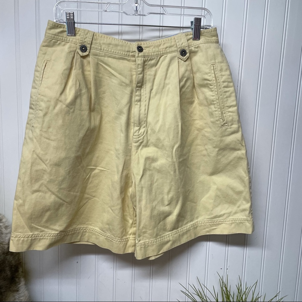 Vintage Liz Sport Pleated Mom Shorts Size 14